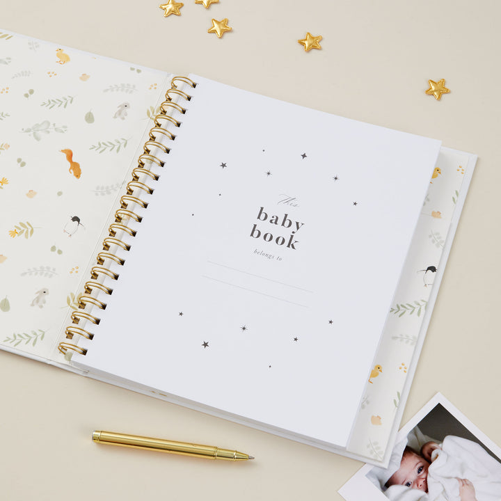 My Baby Book - Baby Memory Book - Animals