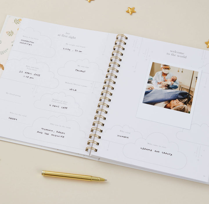 My Baby Book - Baby Memory Book - Animals