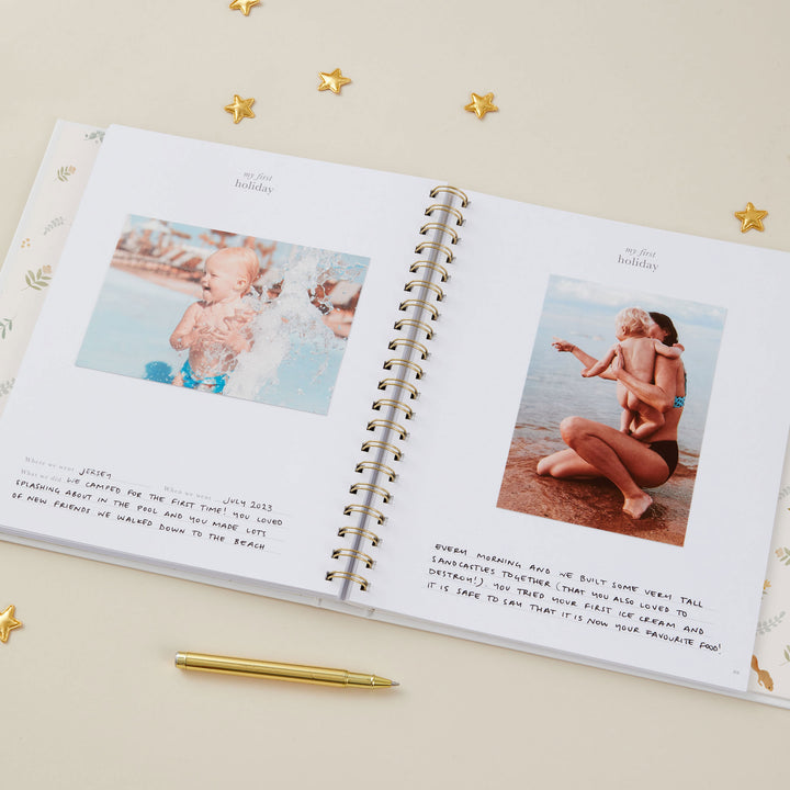 My Baby Book - Baby Memory Book - Animals