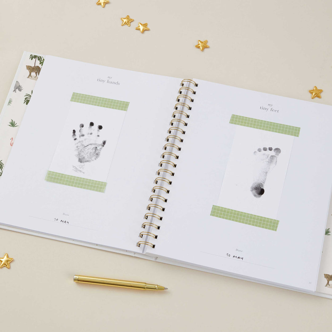 My Baby Book - Baby Memory Book - Jungle