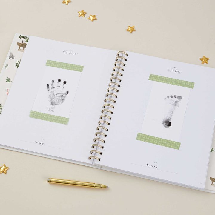 My Baby Book - Baby Memory Book - Jungle