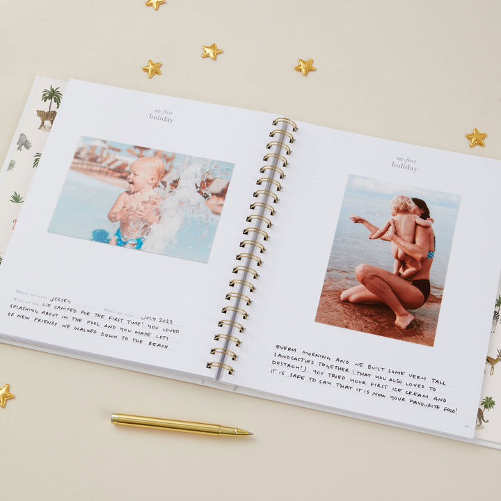 My Baby Book - Baby Memory Book - Jungle
