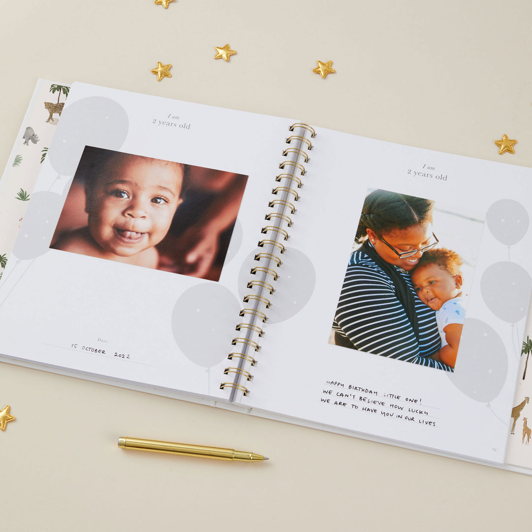 My Baby Book - Baby Memory Book - Jungle