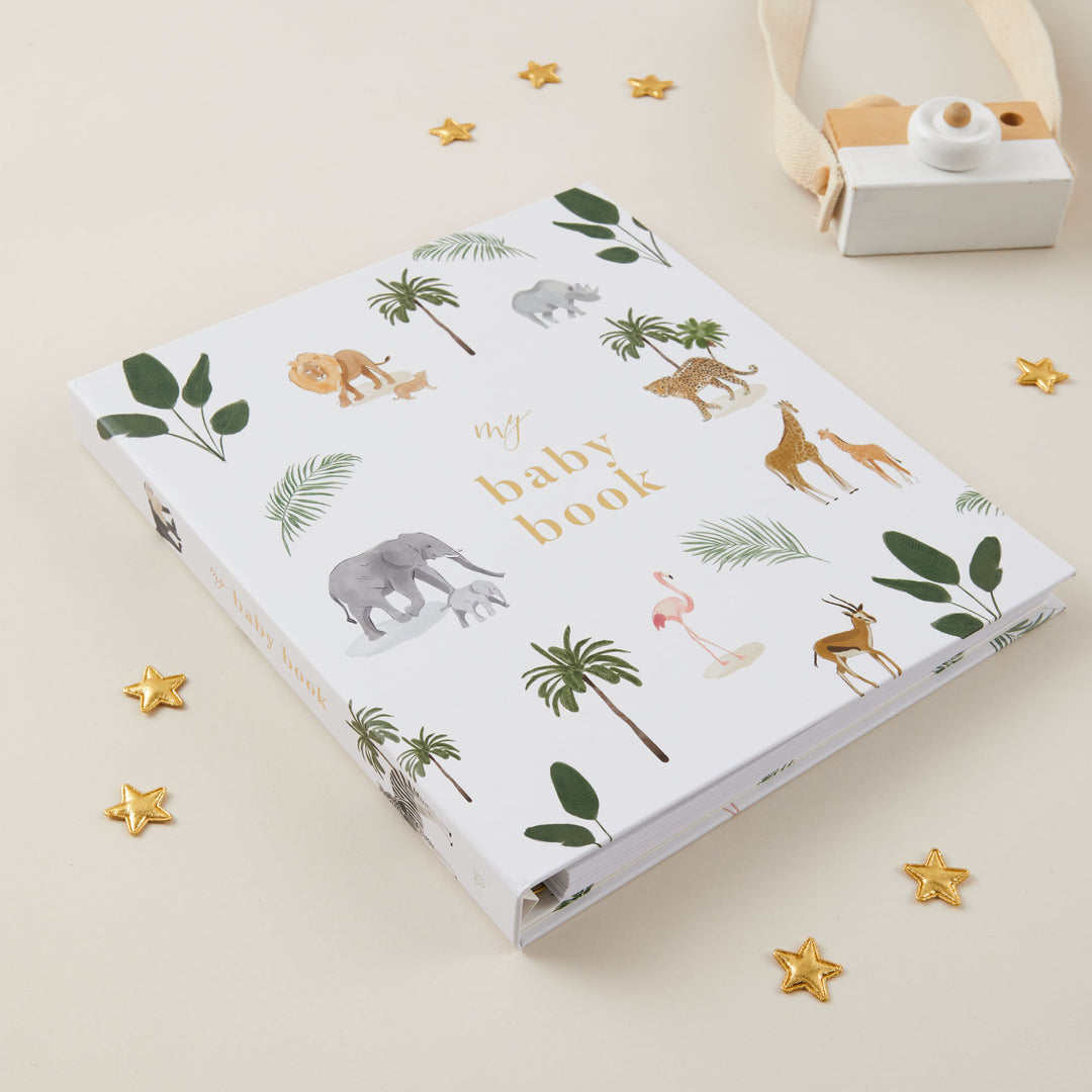 My Baby Book - Baby Memory Book - Jungle