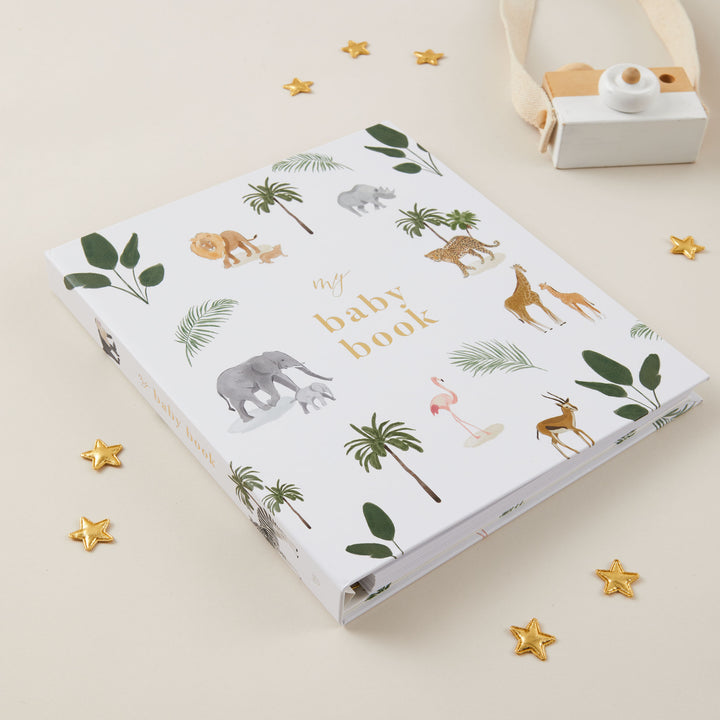 My Baby Book - Baby Memory Book - Jungle