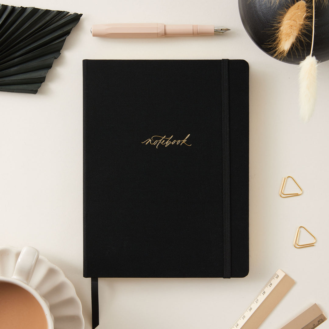 Black Cloth Journaling book
