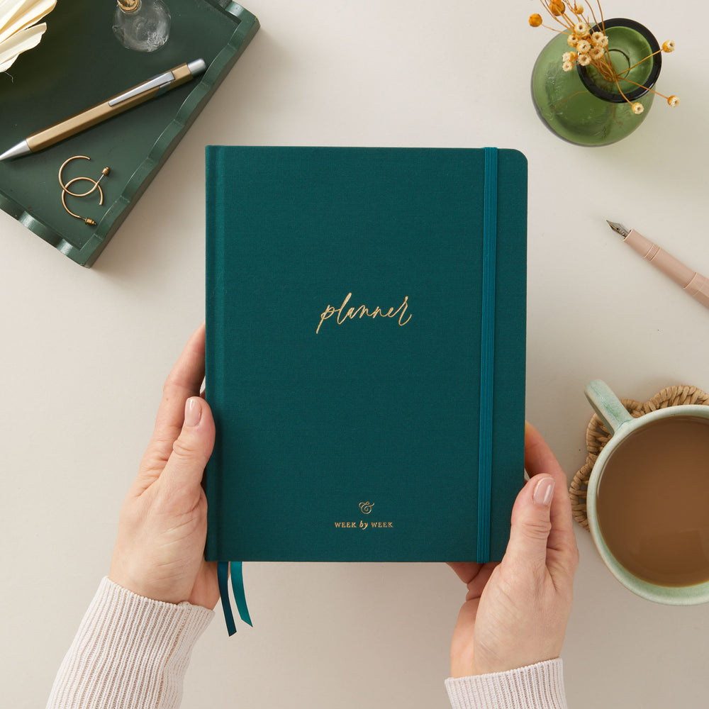 Weekly undated planners and notebooks