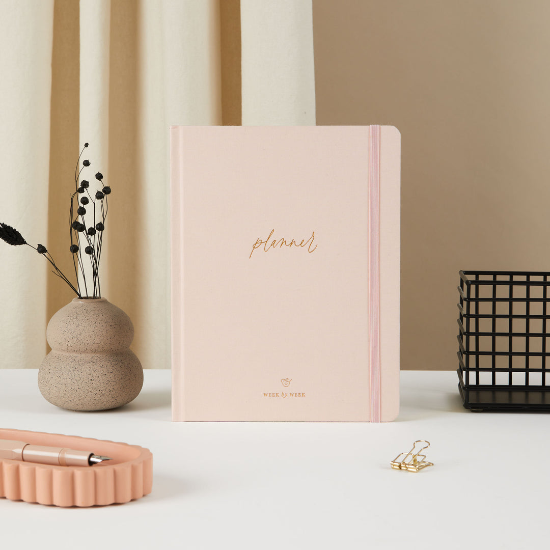 Weekly undated planners and notebooks