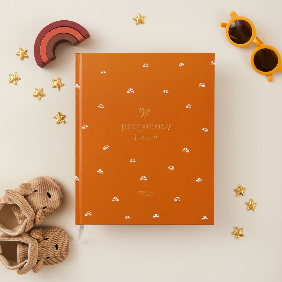 My Pregnancy Journal - Rainbow with Gilded Edges