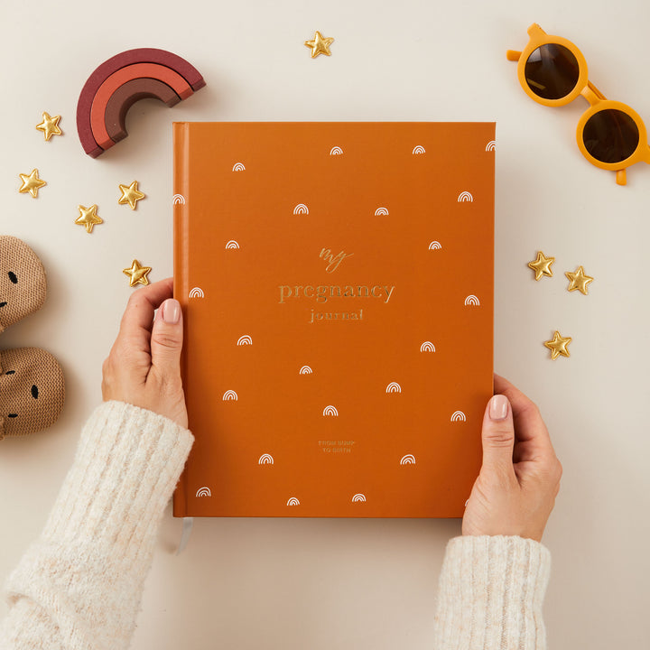 My Pregnancy Journal - Rainbow with Gilded Edges
