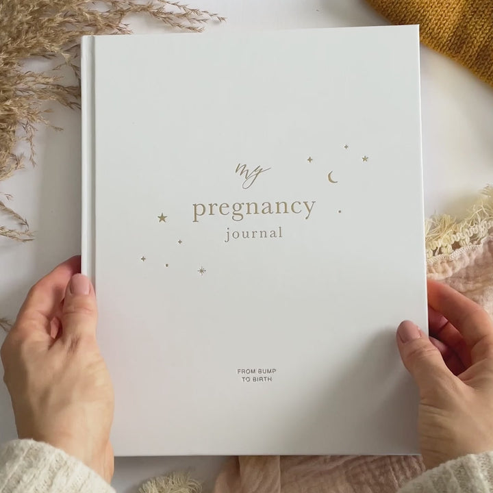 My Pregnancy Journal - White with Gilded Edges