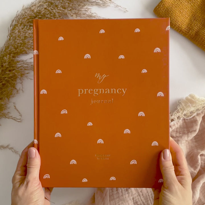 My Pregnancy Journal - Rainbow with Gilded Edges