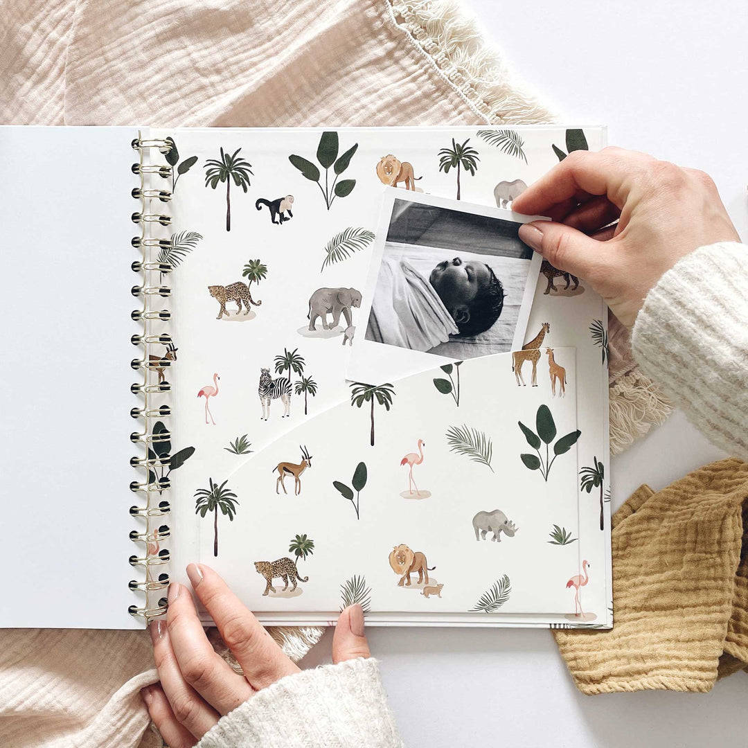 My Baby Book - Baby Memory Book - Jungle