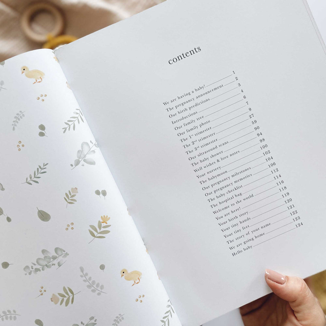 My Pregnancy Journal - Animals with Gilded Edges