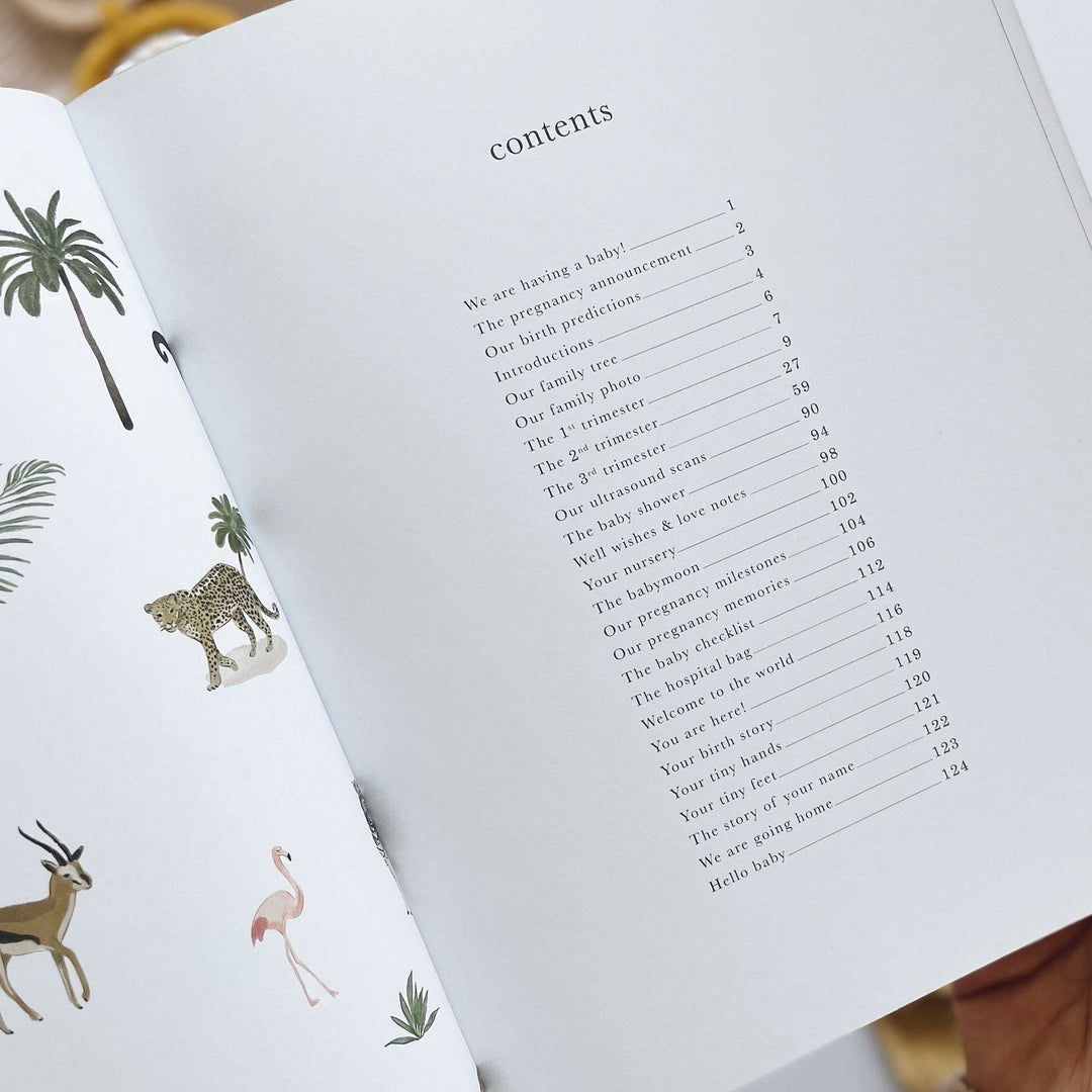 My Pregnancy Journal - Jungle with Gilded Edges