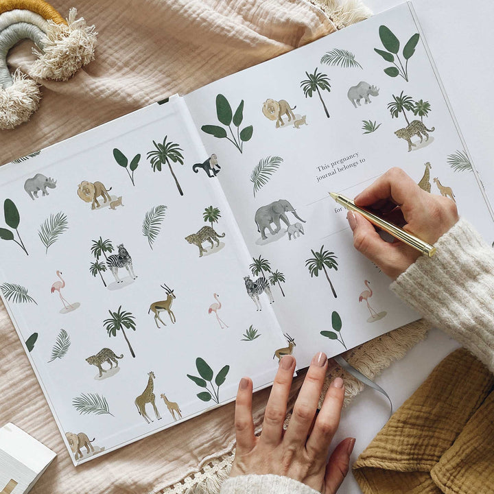 My Pregnancy Journal - Jungle with Gilded Edges