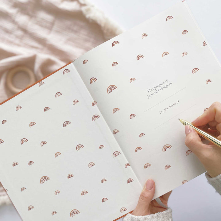 My Pregnancy Journal - Rainbow with Gilded Edges
