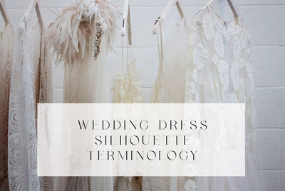 Wedding dress silhouette terminology