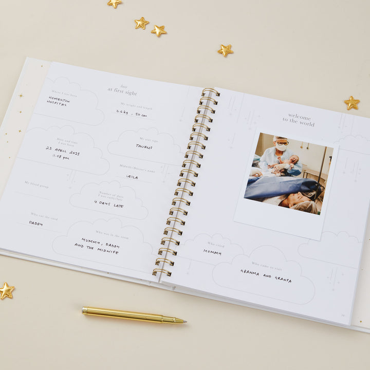 My Baby Book - Baby Memory Book - Safari