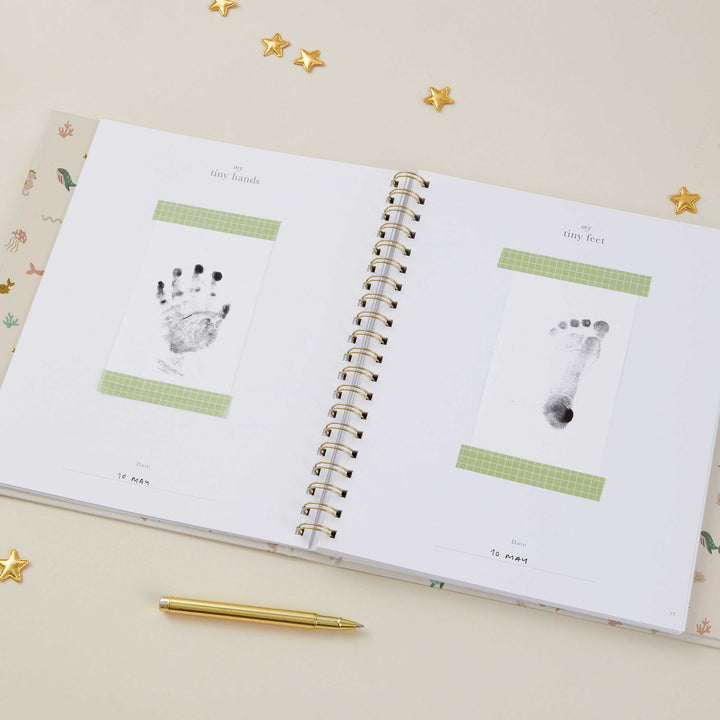 My Baby Book - Baby Memory Book - Sea Friends