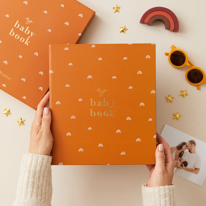 My Baby Book - Baby Memory Book - Rainbow