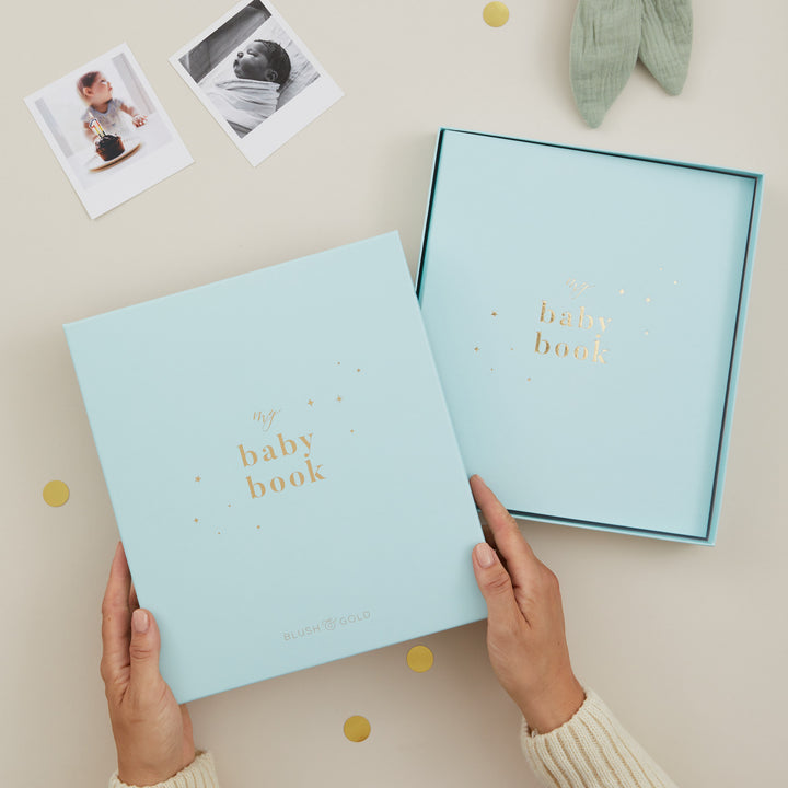 Baby Book - Aqua