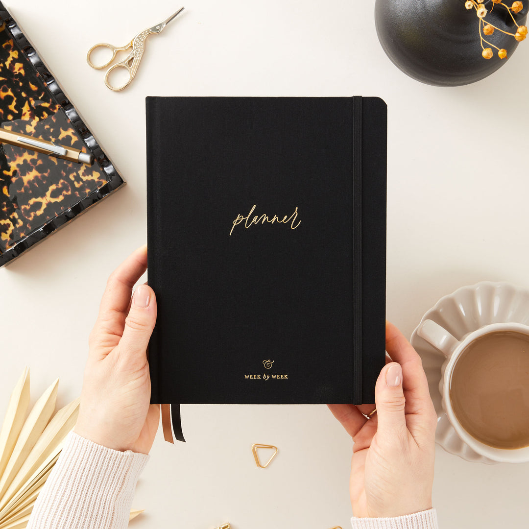 Weekly undated planners and notebooks