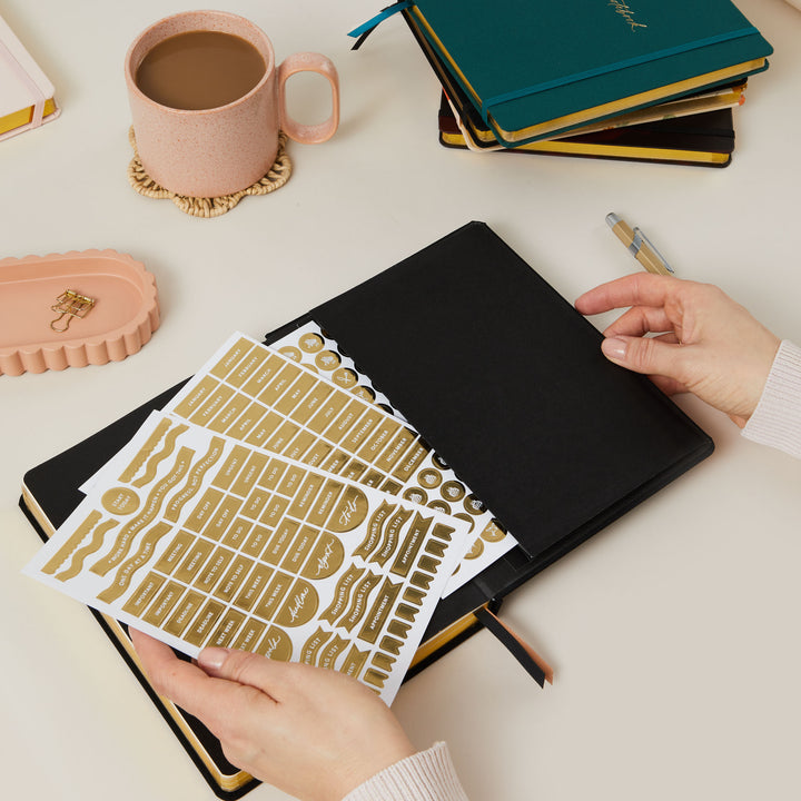 Weekly undated planners and notebooks
