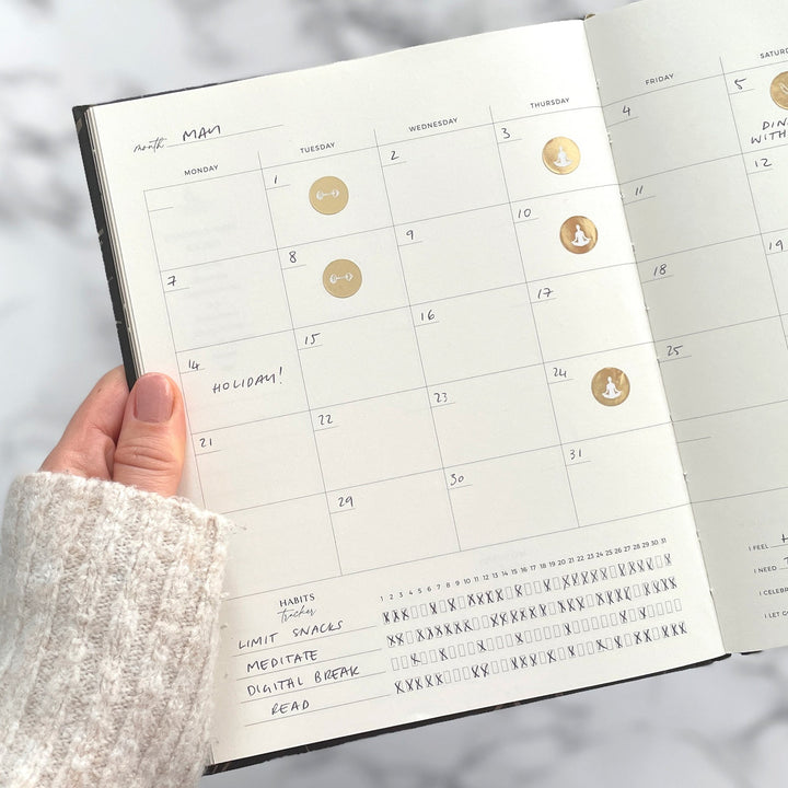 Body + Soul (Cloth) Wellness Journal and Planner