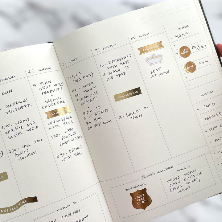 Body + Soul (Cloth) Wellness Journal and Planner