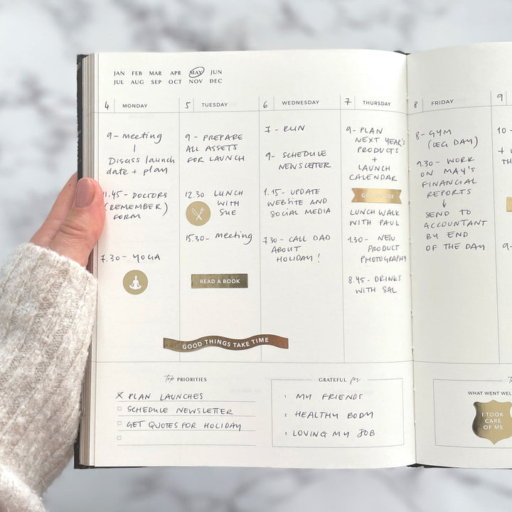 Body + Soul (Cloth) Wellness Journal and Planner