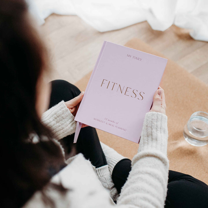 My Daily Fitness Planner -  Workout and Meal Planner (Violet)
