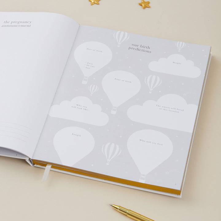 My Pregnancy Journal - Safari with Gilded Edges
