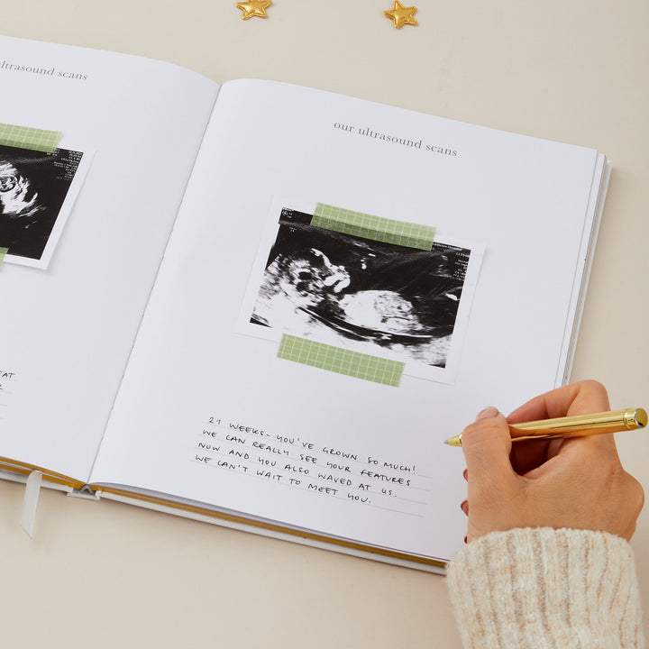 My Pregnancy Journal - Safari with Gilded Edges