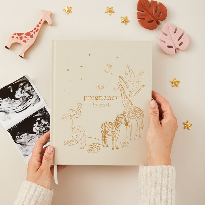 My Pregnancy Journal - Safari with Gilded Edges