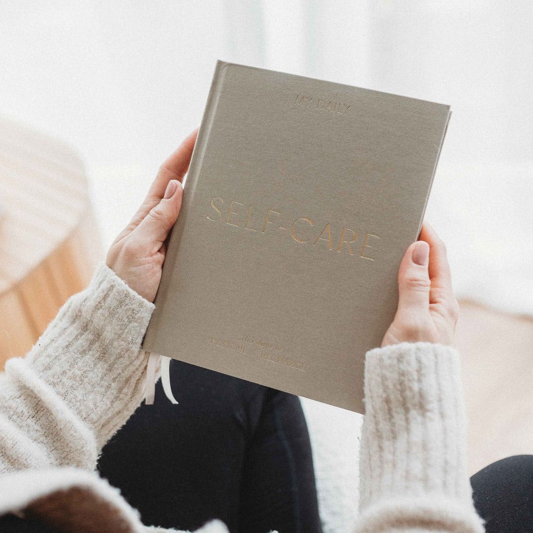 My Daily Self-Care Journal -  Wellness Journal (Pebble)