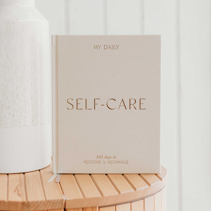 My Daily Self-Care Journal -  Wellness Journal (Almond)