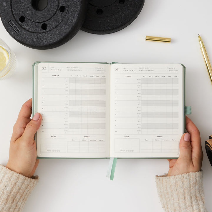 Light green fitness tracker for gym routines and goals