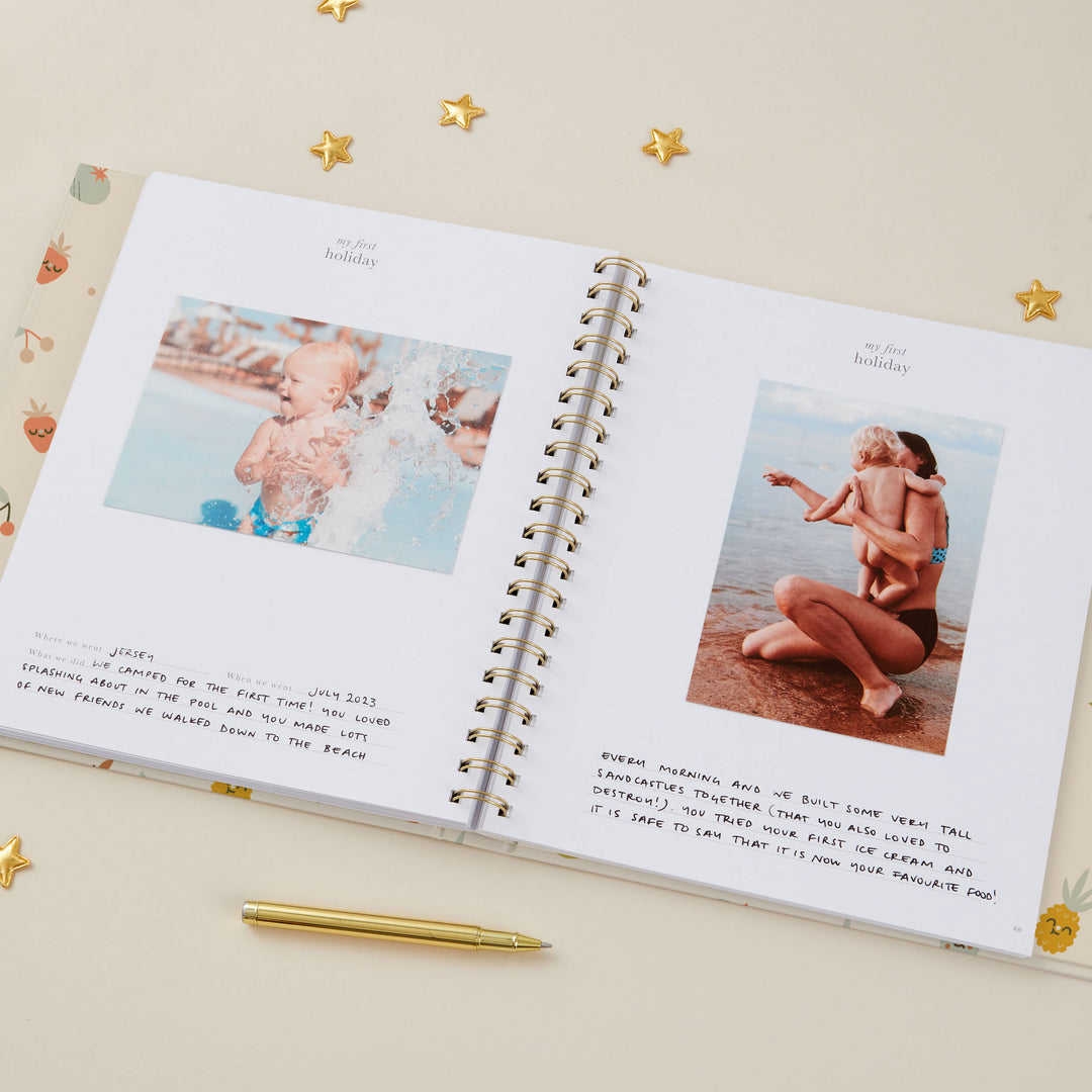 My Baby Book - Baby Memory Book - Tutti Frutti