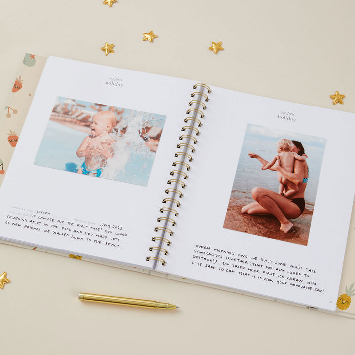 My Baby Book - Baby Memory Book - Tutti Frutti