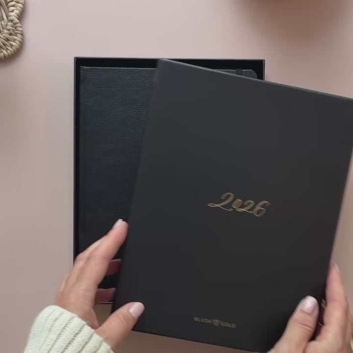 2026 Weekly Planner - Black