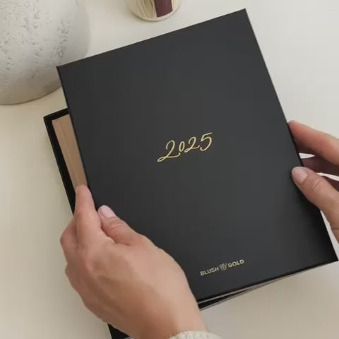 NEW - 2025 Weekly Planner - Latte (Cloth)