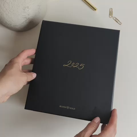NEW - 2025 Daily Planner - Black Liquorice