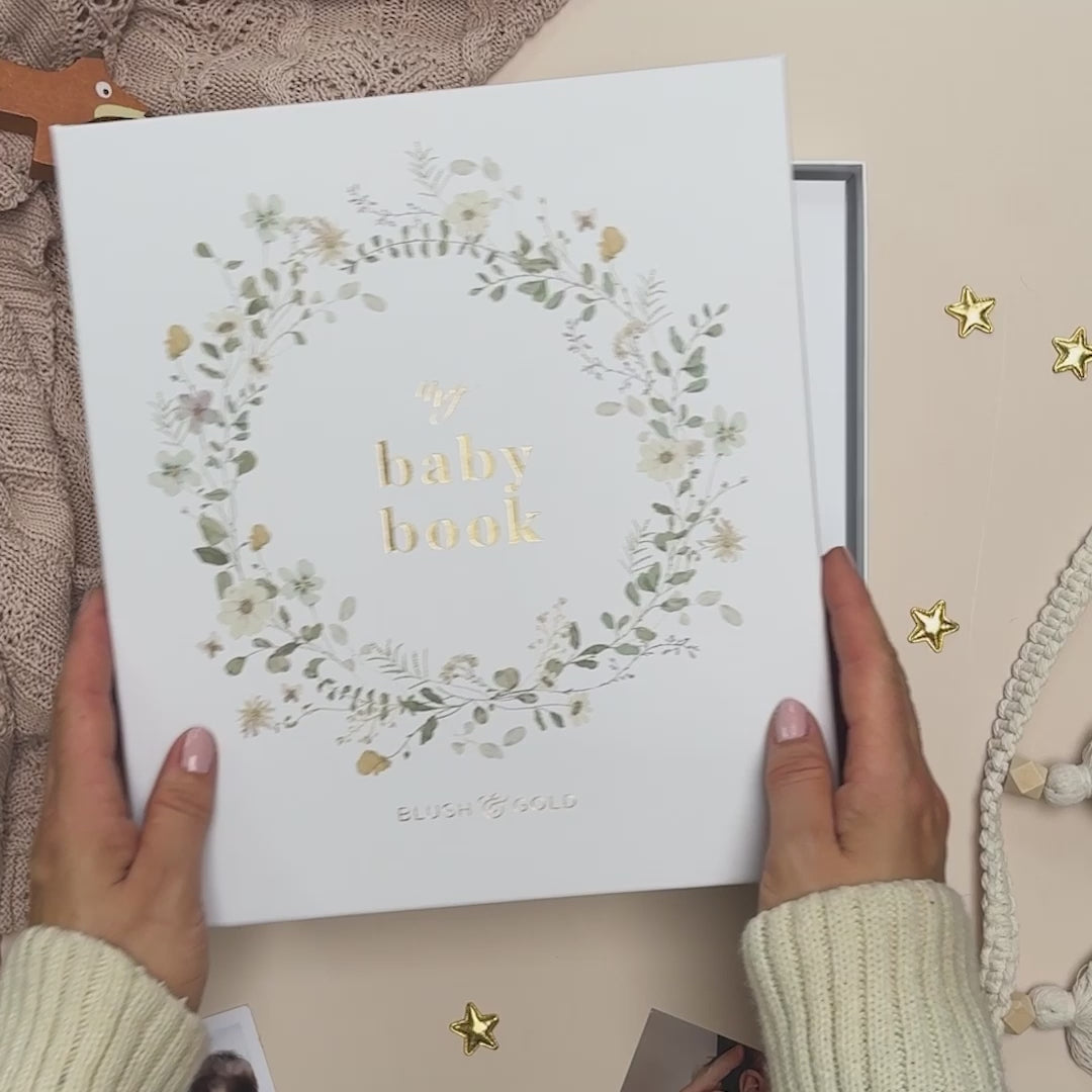 Baby Book - Floral