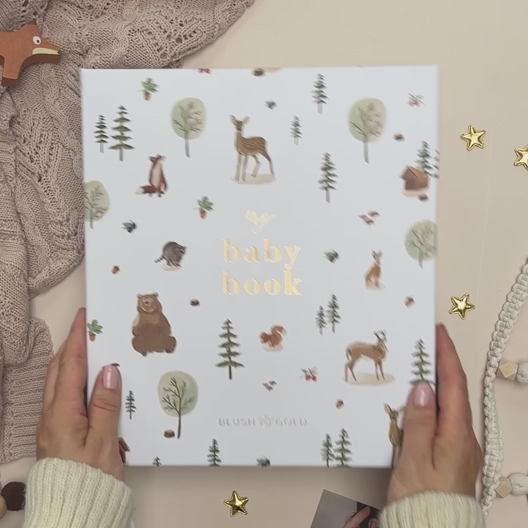 Baby Book - Woodland