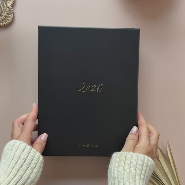 2026 Weekly Planner - Sunset Pink