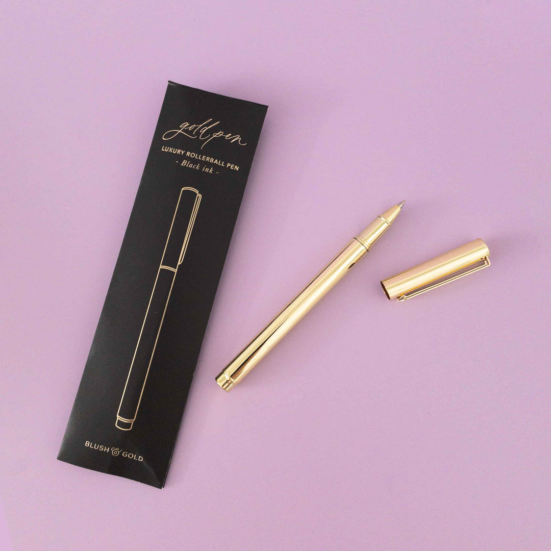 gold pen