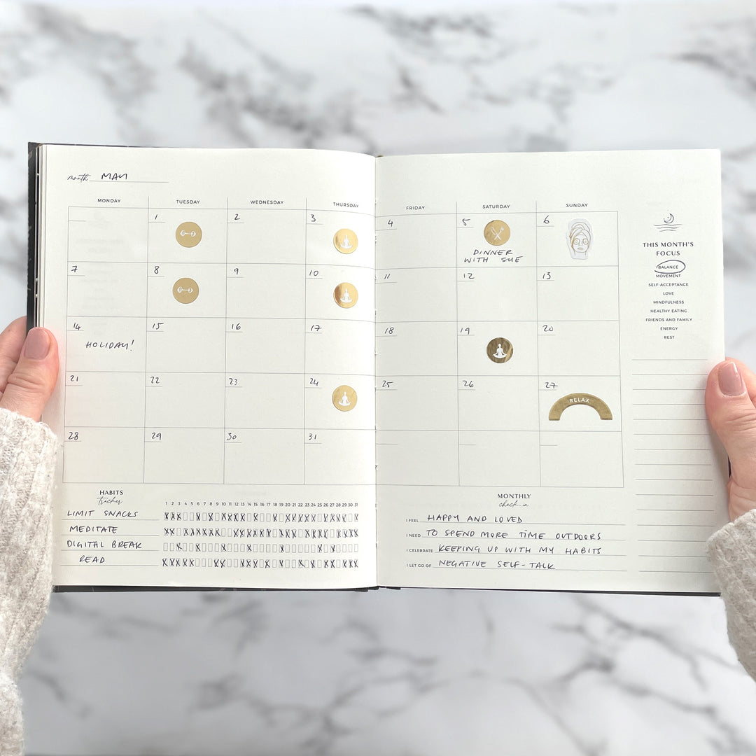Body + Soul (Eclipse) Wellness Journal and Planner