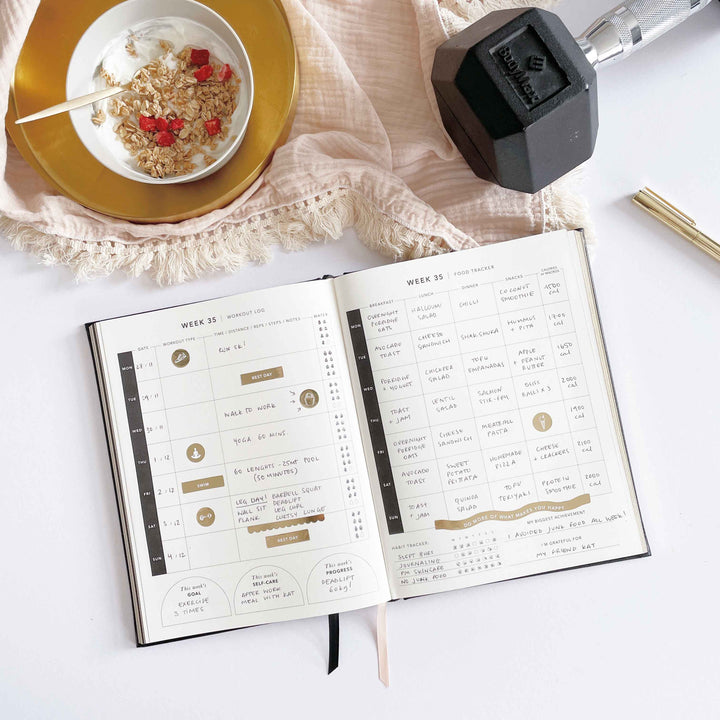 My Daily Fitness Planner -  Workout and Meal Planner (Blossom)