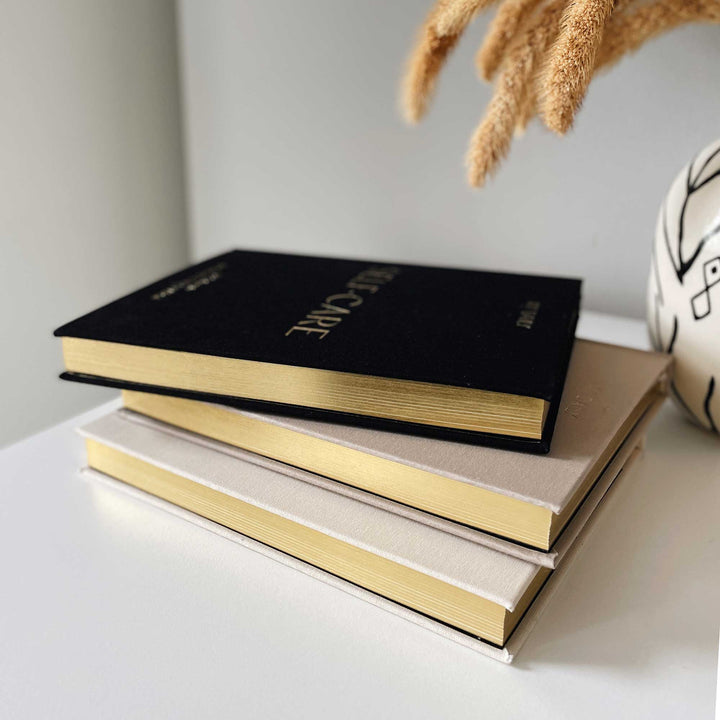 My Daily Self-Care Journal -  Wellness Journal (Black)